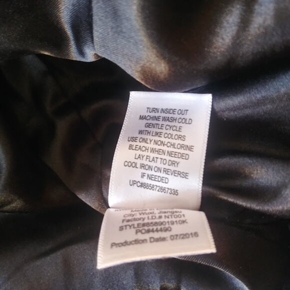 Knit Works girl's size 10 faux fur black jacket - Picture 15 of 16